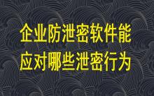 企業(yè)防泄密軟件能應(yīng)對(duì)哪些泄密行為？